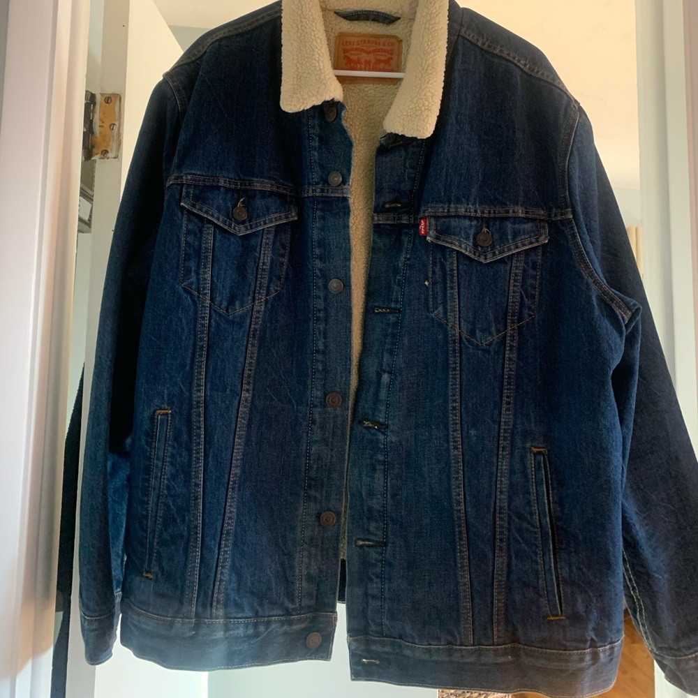 Levi MENS trucker Sherpa jacket XL